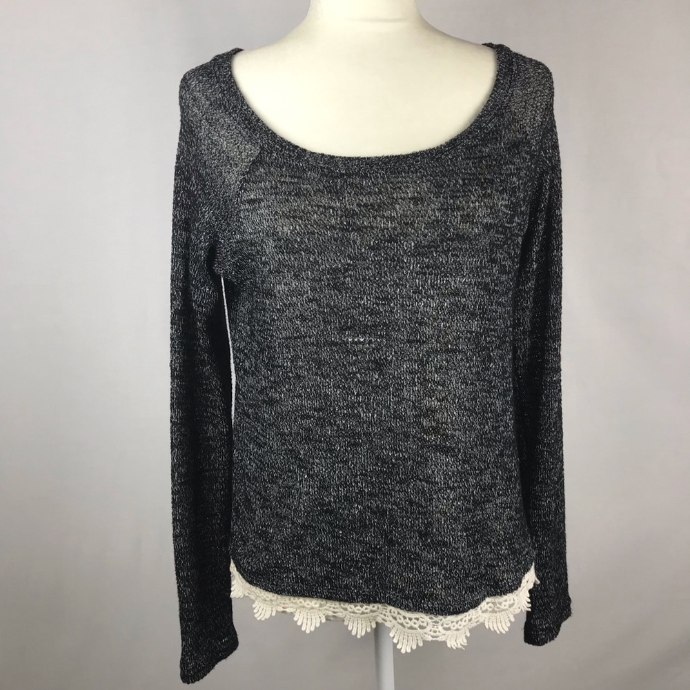 Black & White Mossimo Supply Co. Sweater